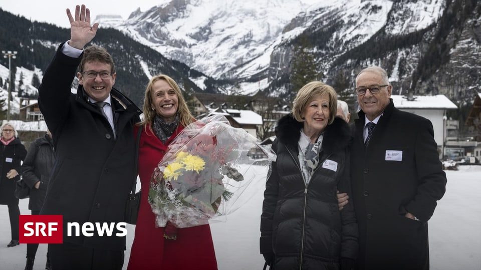 Empfang im Berner Oberland - Grosser Festtag für neuen Bundesrat Rösti ...