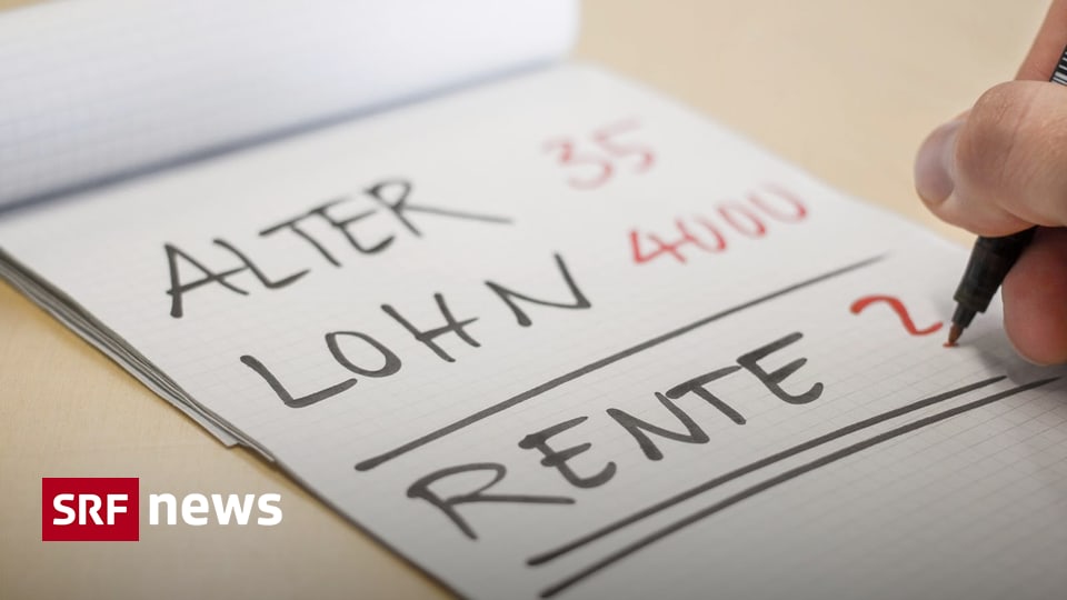 Altersvorsorge 2020 Der Renten Milchbuechlirechner News Srf
