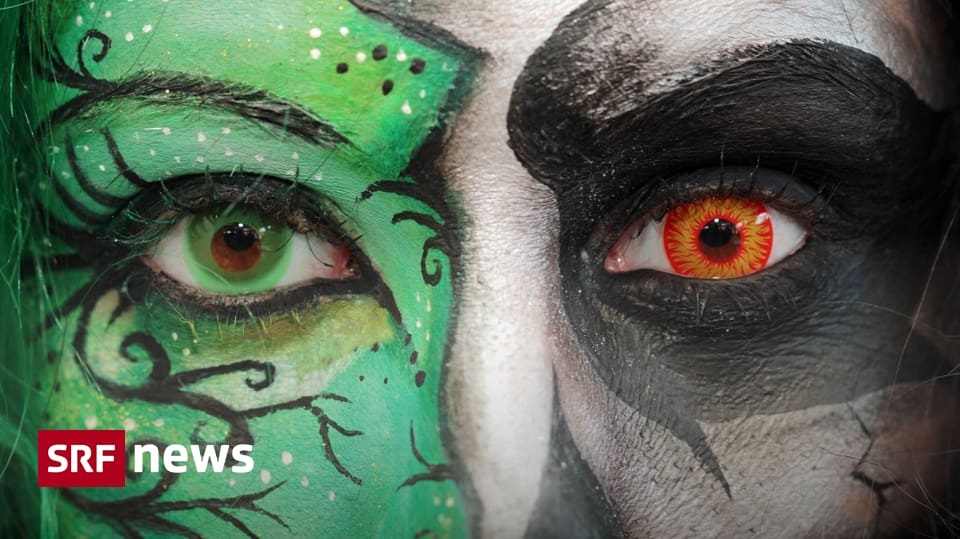Farbige Kontaktlinsen Die Augen sehen rot News SRF