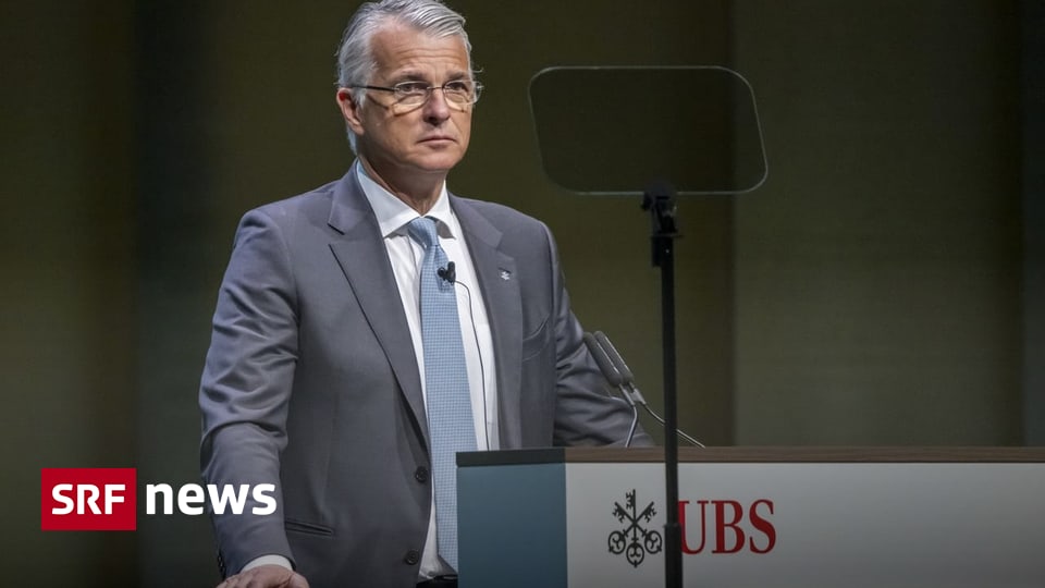 First UBS AGM since CS takeover – compensation report is accepted with almost 84 percent – News