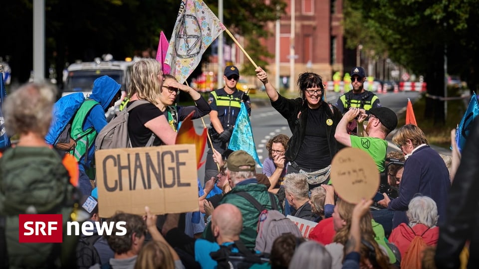 The motorway blockade ends – Dutch climate posters are a political success – News