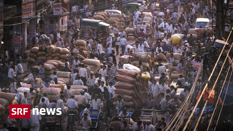 UNOPrognose Indien wird das bevölkerungsreichste Land der Welt News SRF