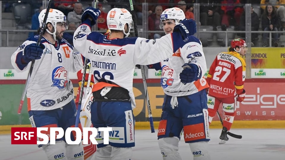 National League on Friday – ZSC remains top after win in Biel – Davos sweeps Bern off the ice – Sports