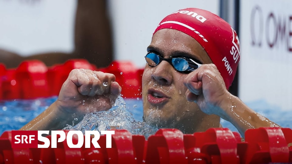 Butterfly stroke over 100 m-Ponti swimming performed well ...