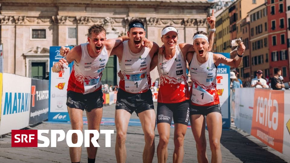 Sprint-OL-WM-in-Genua-Schweizer-Mixed-Staffel-jubelt-ber-den-Weltmeistertitel