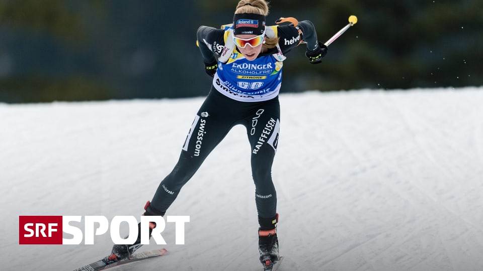 Biathlon Elisa Gasparin überraschend in den Top 10 Sport SRF