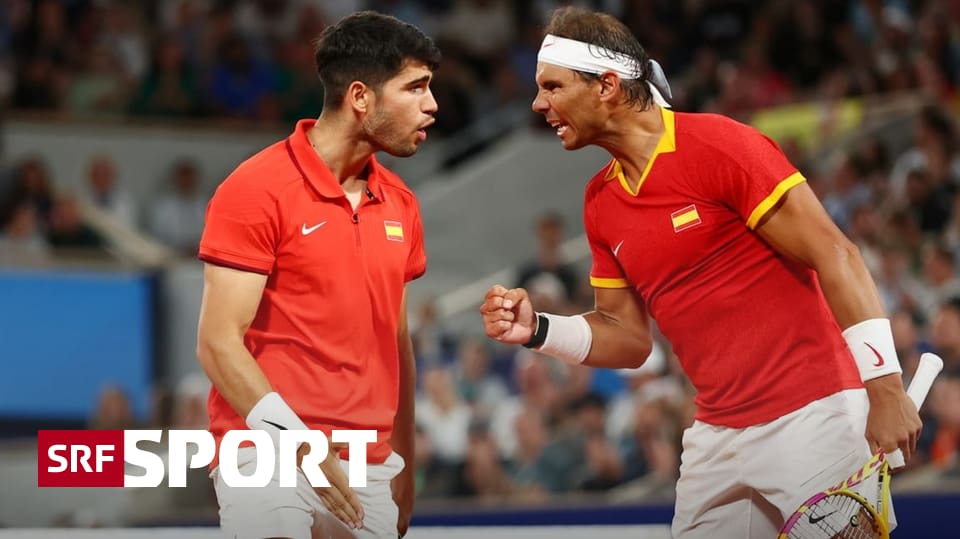 Paris 2024 Tennisturnier Nadal siegt im Doppel Einsatz im Einzel