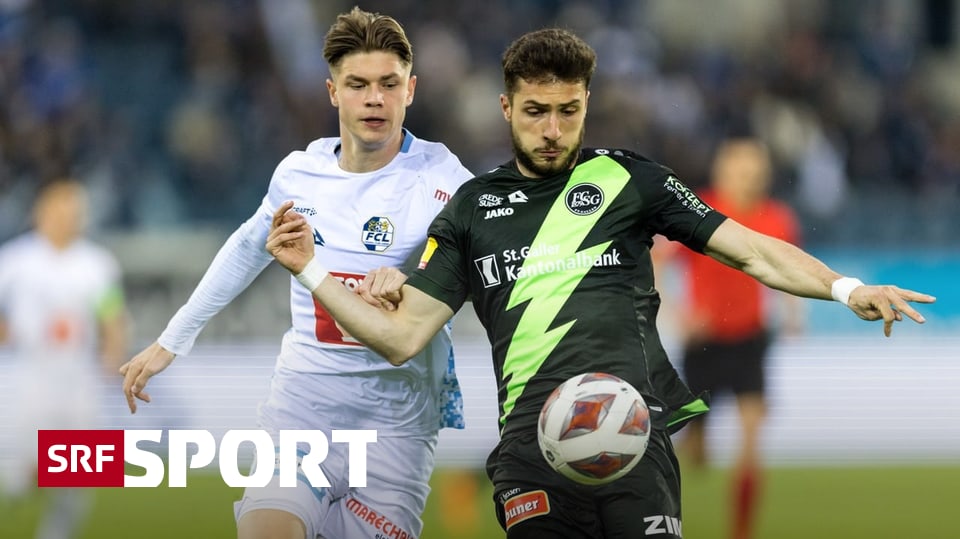 Draw 1-1 – despite being outnumbered: Lucerne score a point against St. Gallen – Sport