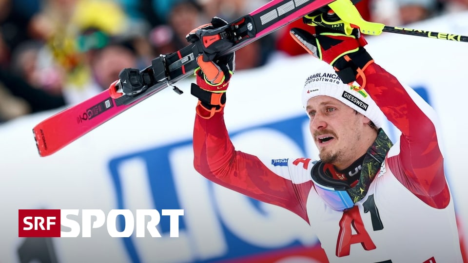 Slalom-in-Kitzb-hel-Feller-erl-st-sterreich-Meillard-nach-Halbzeit-F-hrung-Zweiter