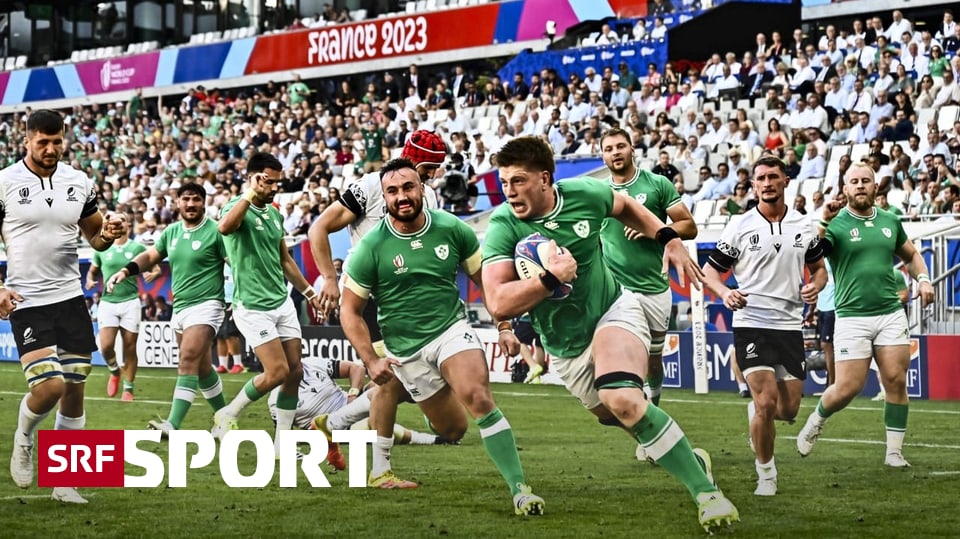 RugbyWM in Frankreich Irland mit SpektakelSieg auch England