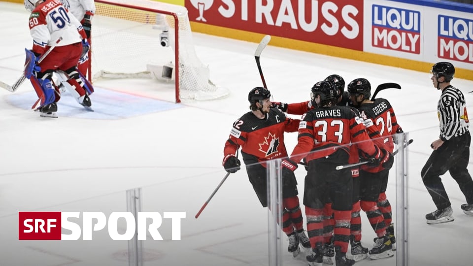 6:1-Sieg gegen Tschechien - Kanada folgt Finnland mit Machtdemonstration in den WM-Final