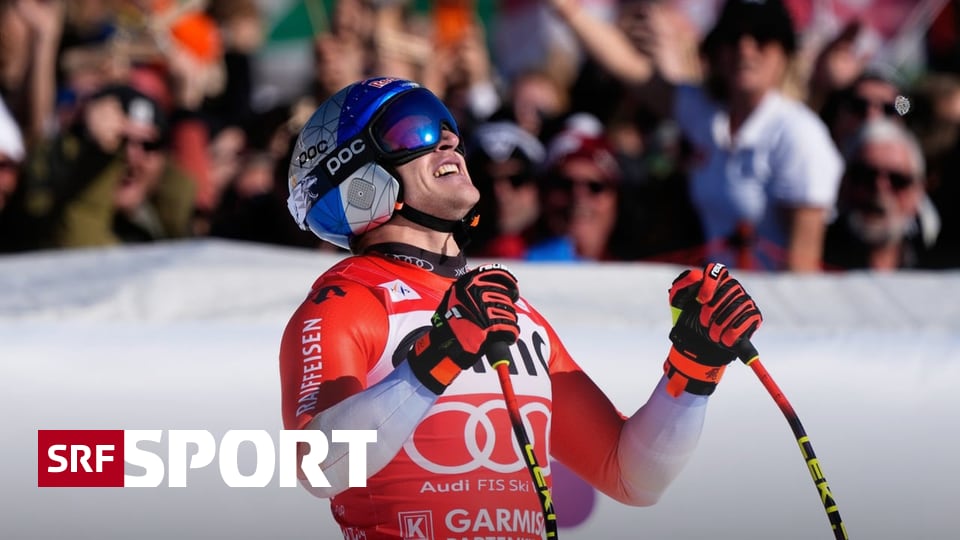 Downhill in Garmisch - | Swiss triple victory! Odermatt wins ahead of ...
