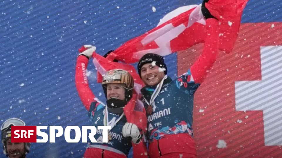 3rd place at the snowboard world championships Caviezel and Zogg win