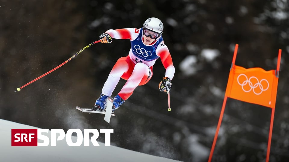 1-Olympia-Abfahrtstraining-Odermatt-und-Teamkollegen-mit-erster-Duftmarke-Hintermann-sauer