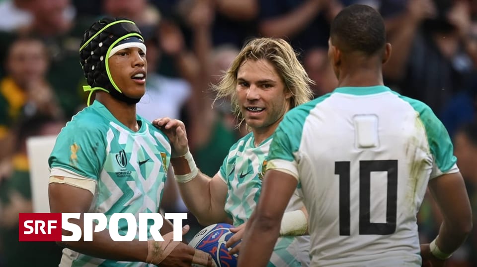 RugbyWM in Frankreich Titelverteidiger Südafrika startet mit