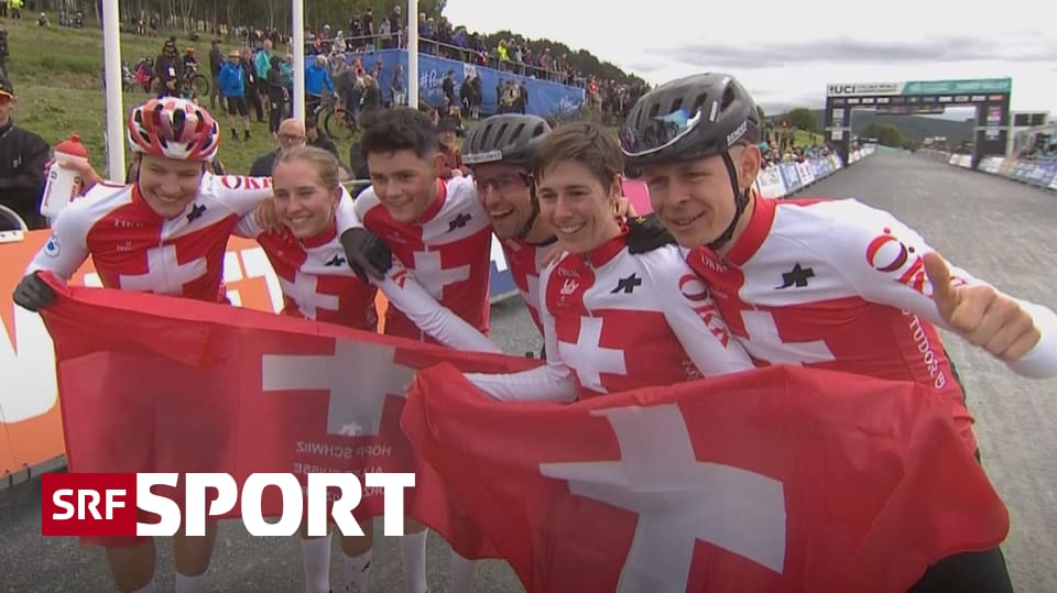 Team-Mixed-Staffel an Rad-WM - Wieder Gold! Schweizer MTB-Team gelingt Titelverteidigung