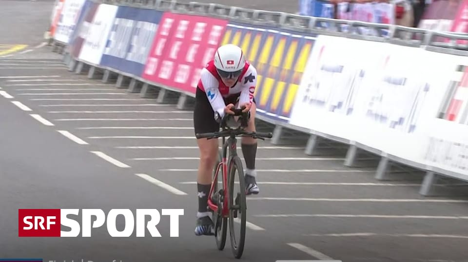 RadWM in Glasgow Ein Platten kostet Flurina Rigling den WMTitel im Zeitfahren Sport SRF