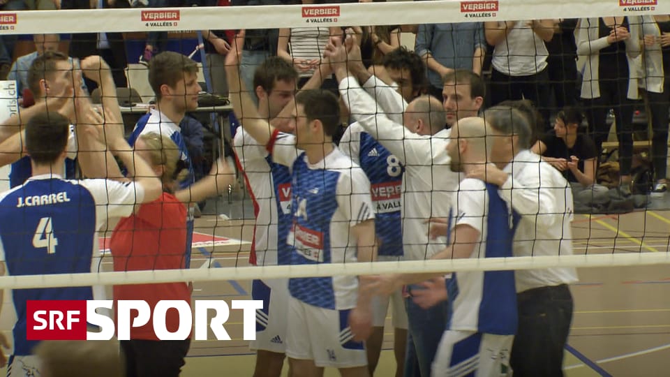 Volleyball Lausanne gewinnt VolleyballThriller Sport SRF