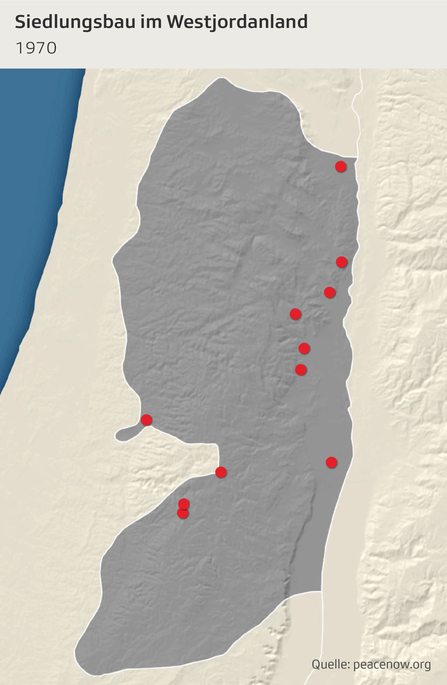 Siedlungen Westjordanland