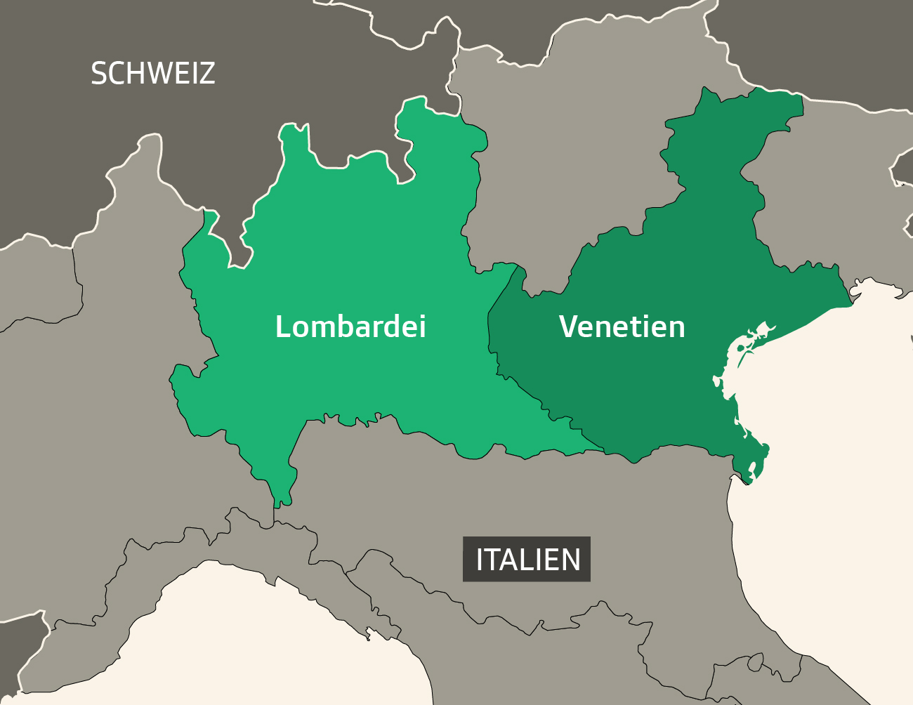 Lombardei Karte