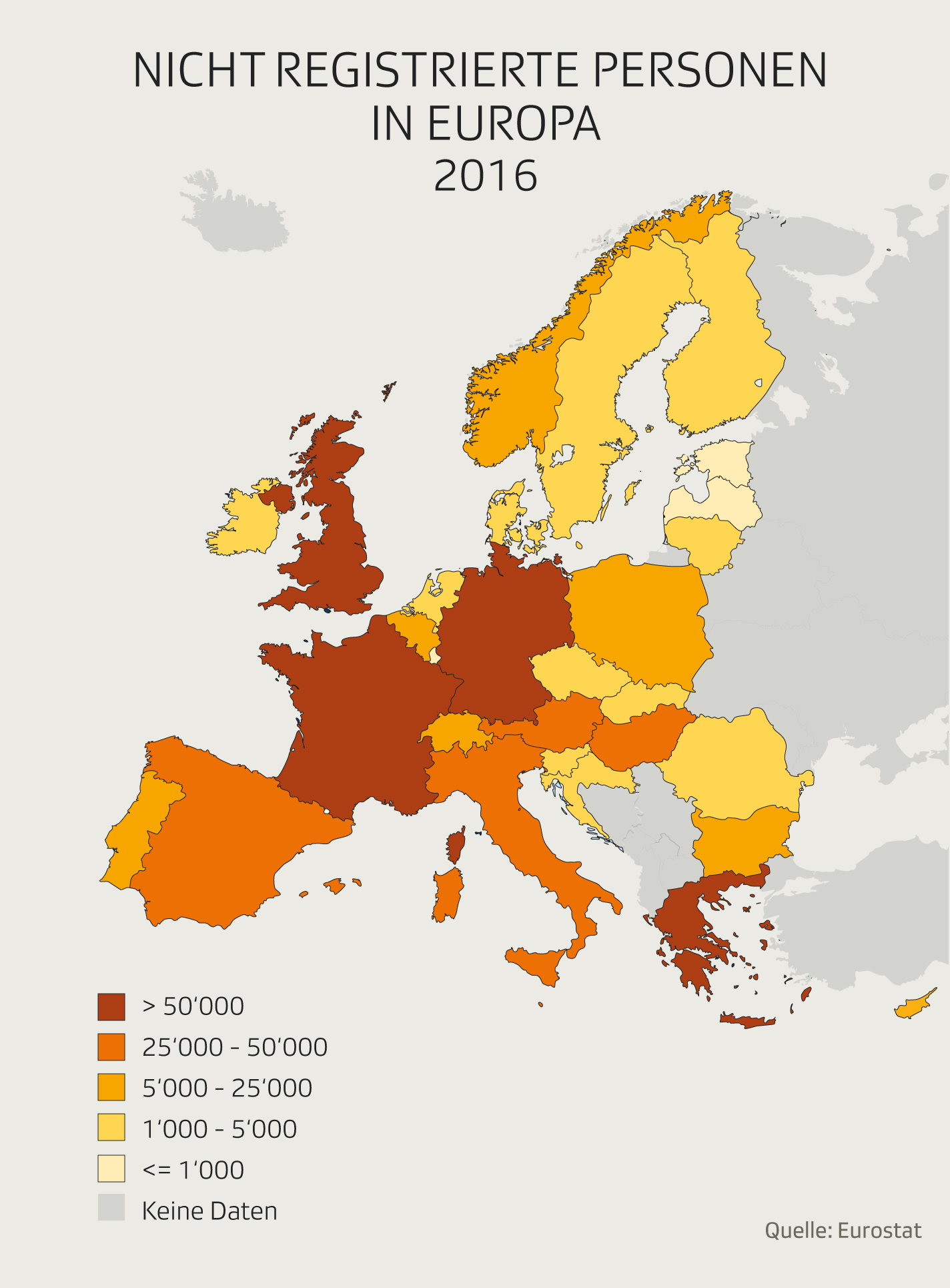 Flüchtlingskarte