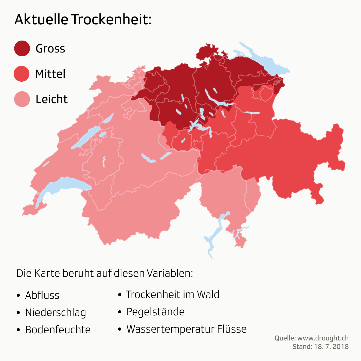 Trockenheit in der Schweiz - Gemeinden rufen zum Wassersparen auf