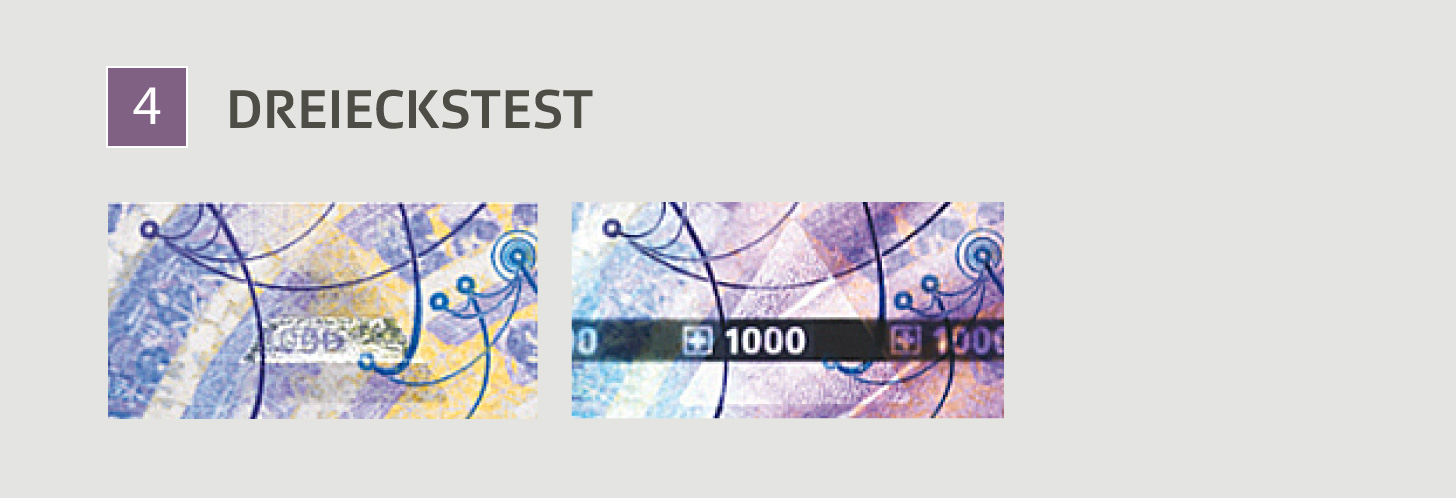 Die Sicherheitsmerkmale der neuen 1000er-Note